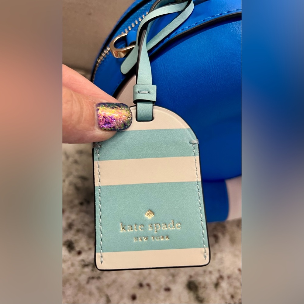 Kate Spade Splash Pool Float Crossbody Blue Multi Novelty NWOT - Picture 5 of 8